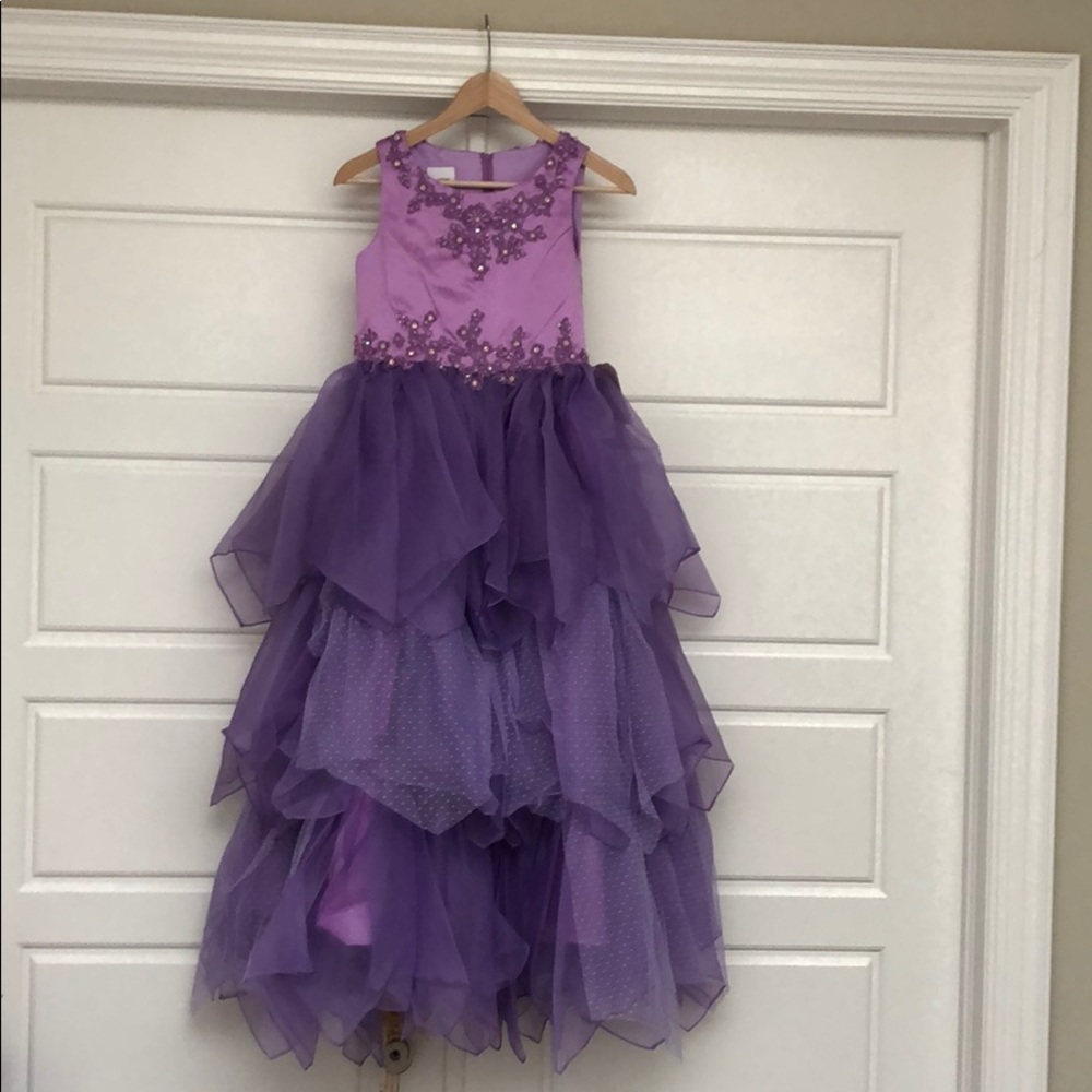 NWT. A-line floor length flower girl dress.